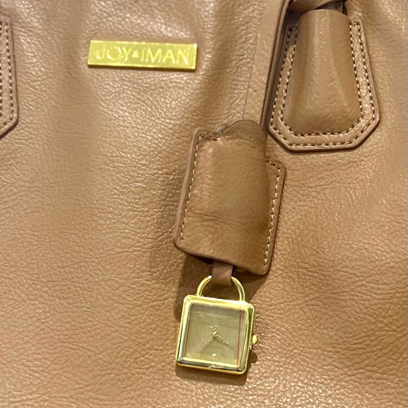 Joy and Iman Best Friend LeatherTote Satchel - Picture 7 of 11